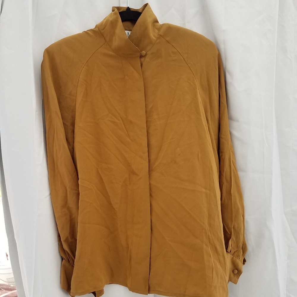 Light Academia Silk blouse